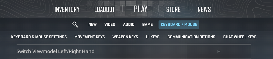 keyboard bind to switch hands cs